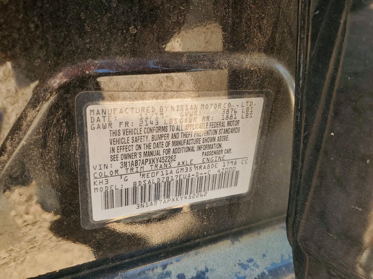 Nissan Sentra Sv