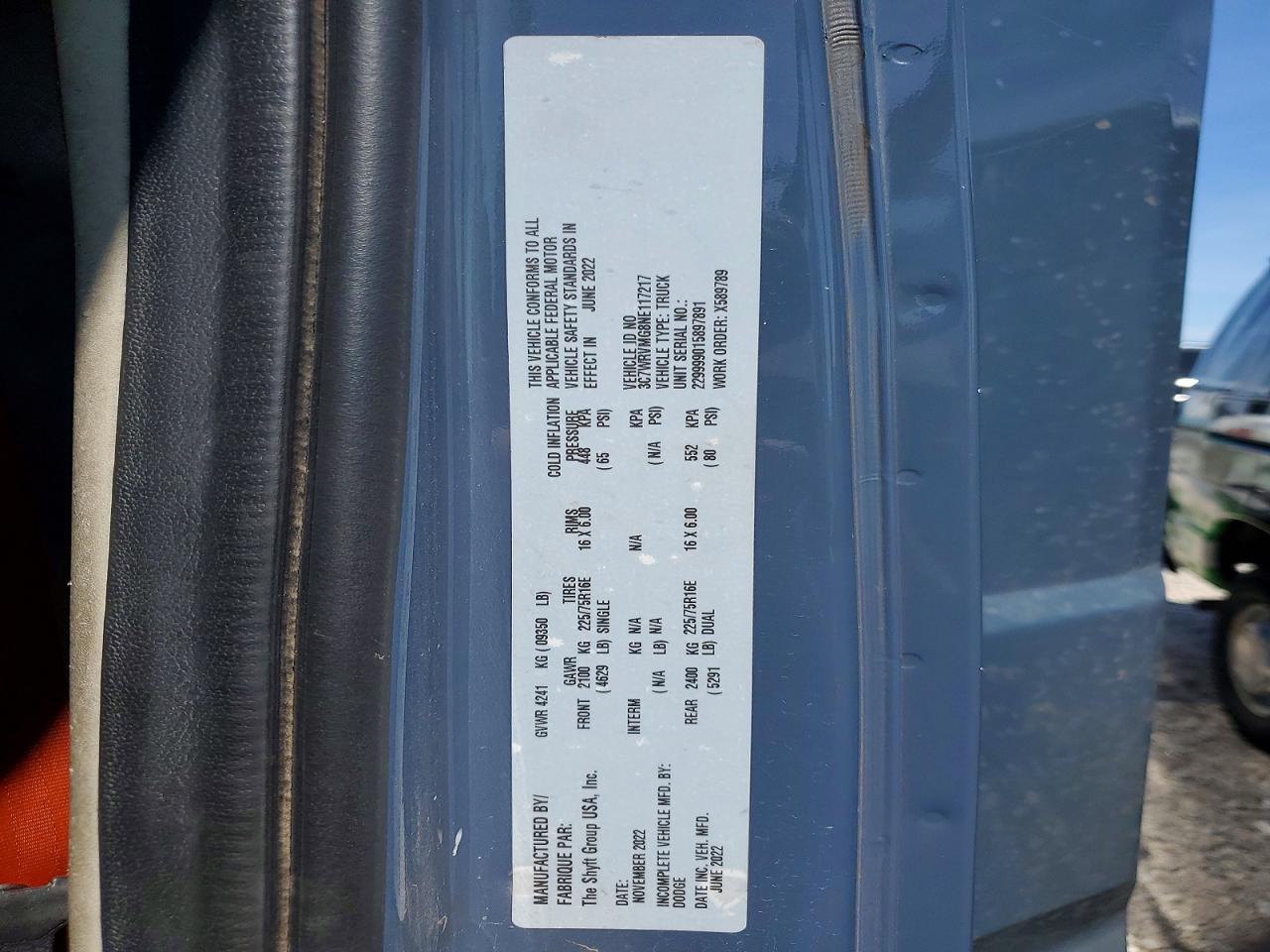 Ram Promaster 1500 High