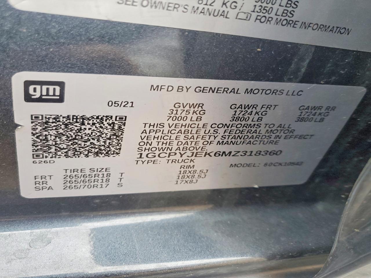 Chevrolet Silverado K1500 Lt