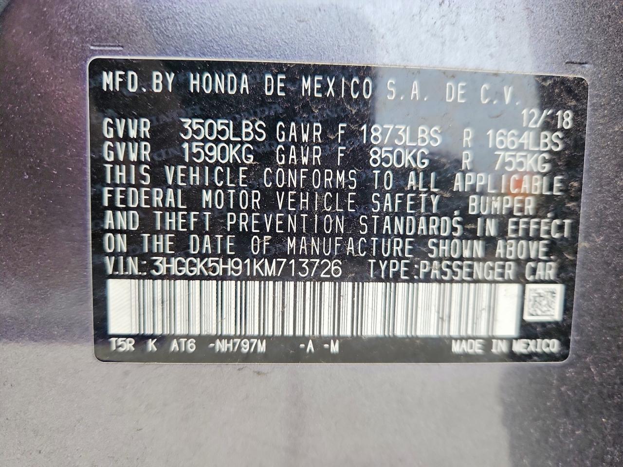 Honda Fit Exl