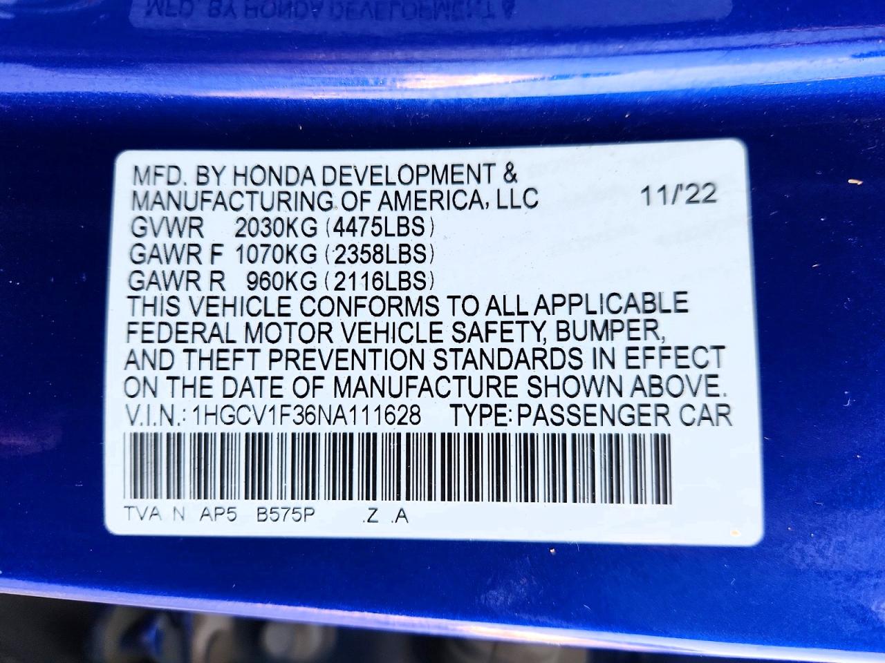 Honda Accord Sport