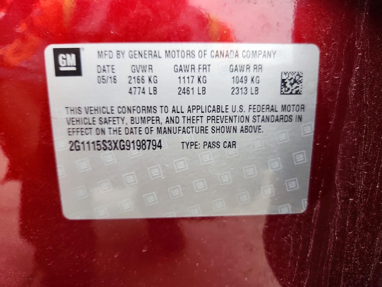 Chevrolet Impala Lt