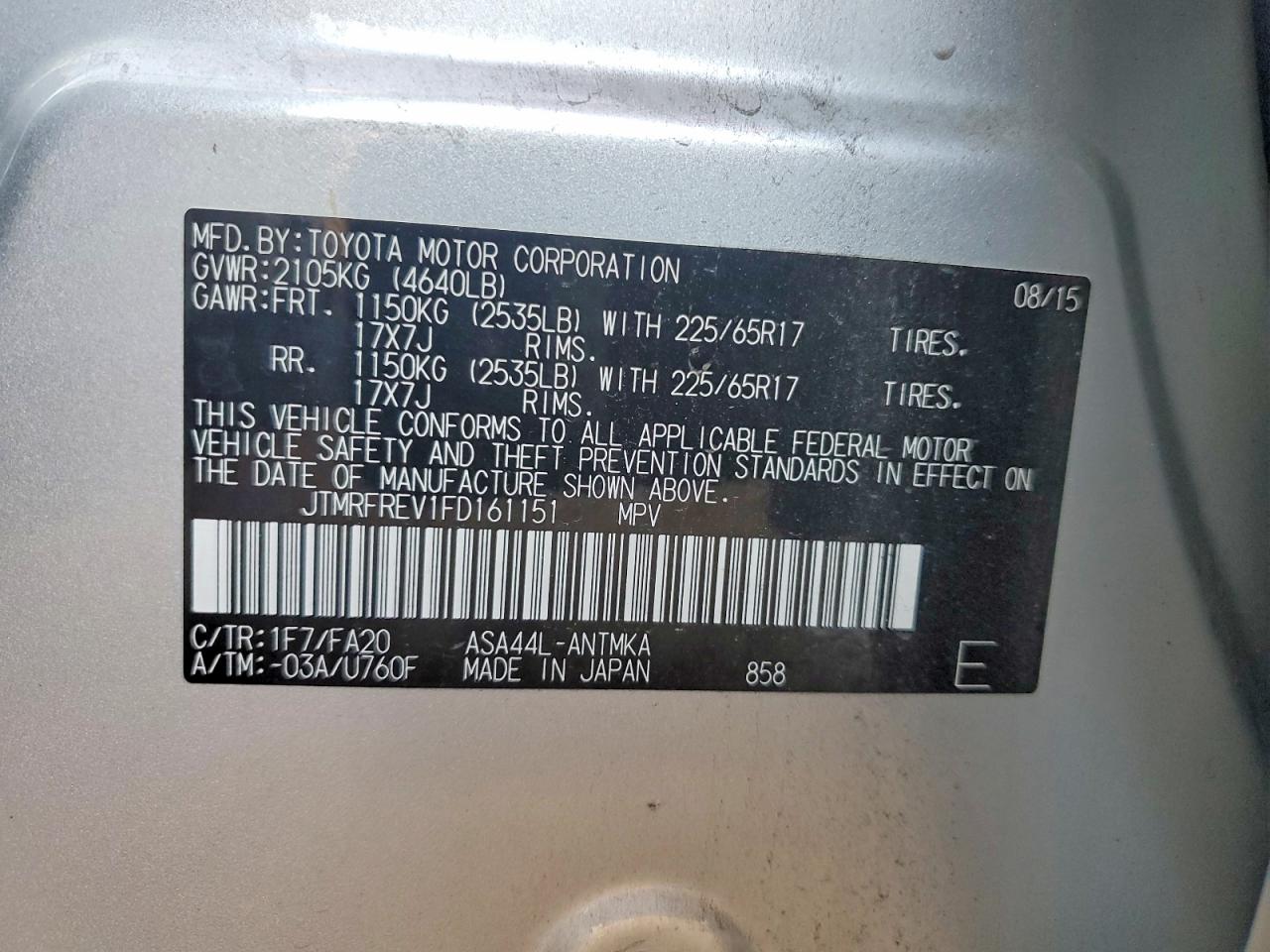Toyota RAV4 Xle