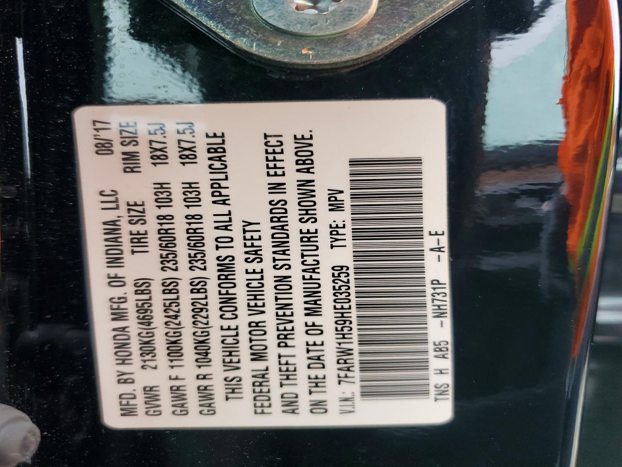 Honda Crv Ex