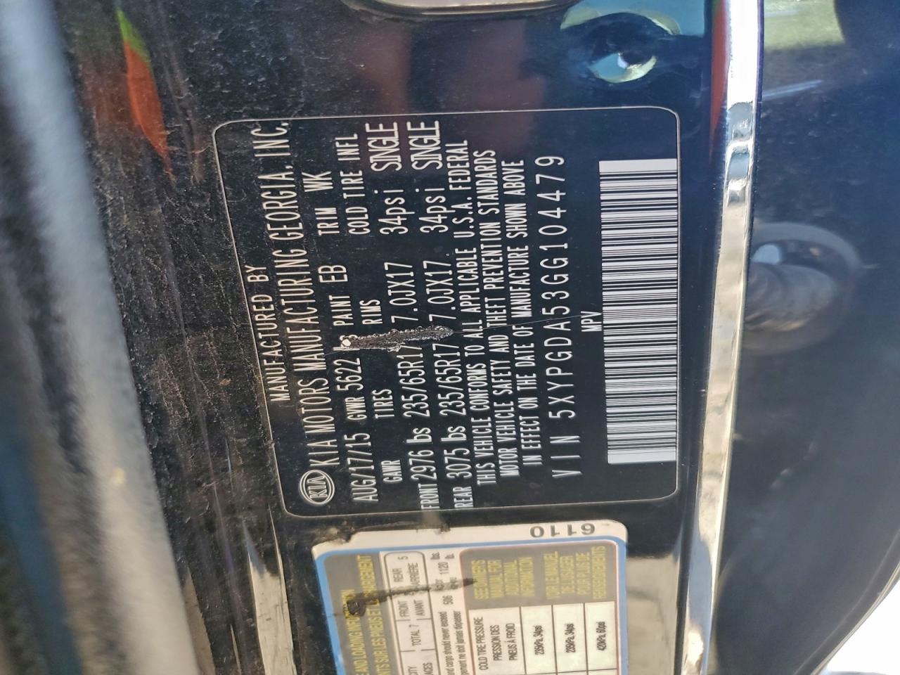Kia Sorento Lx