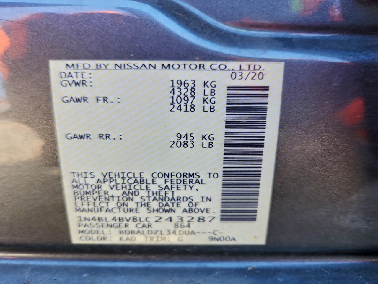 Nissan Altima S
