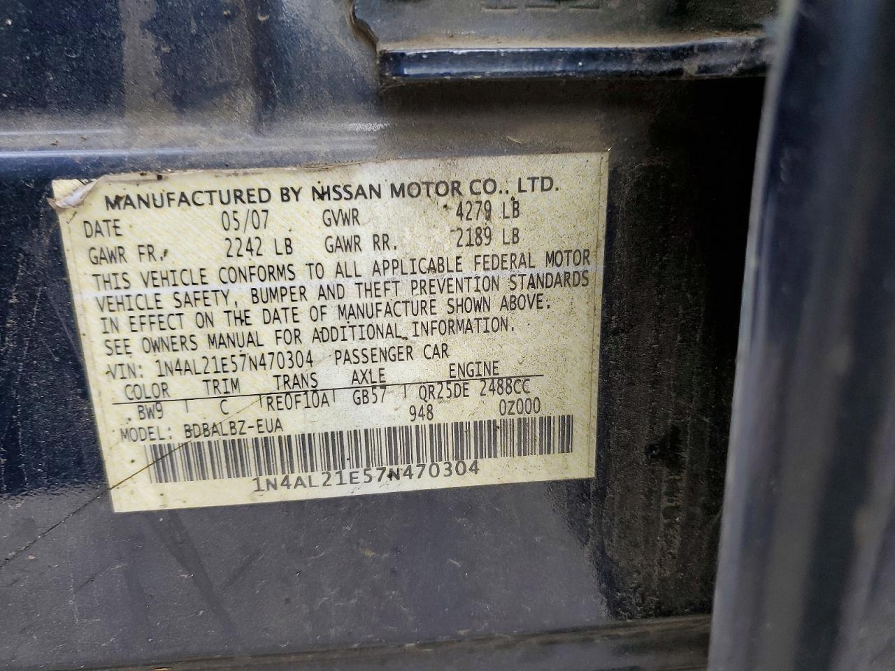 Nissan Altima 2.5