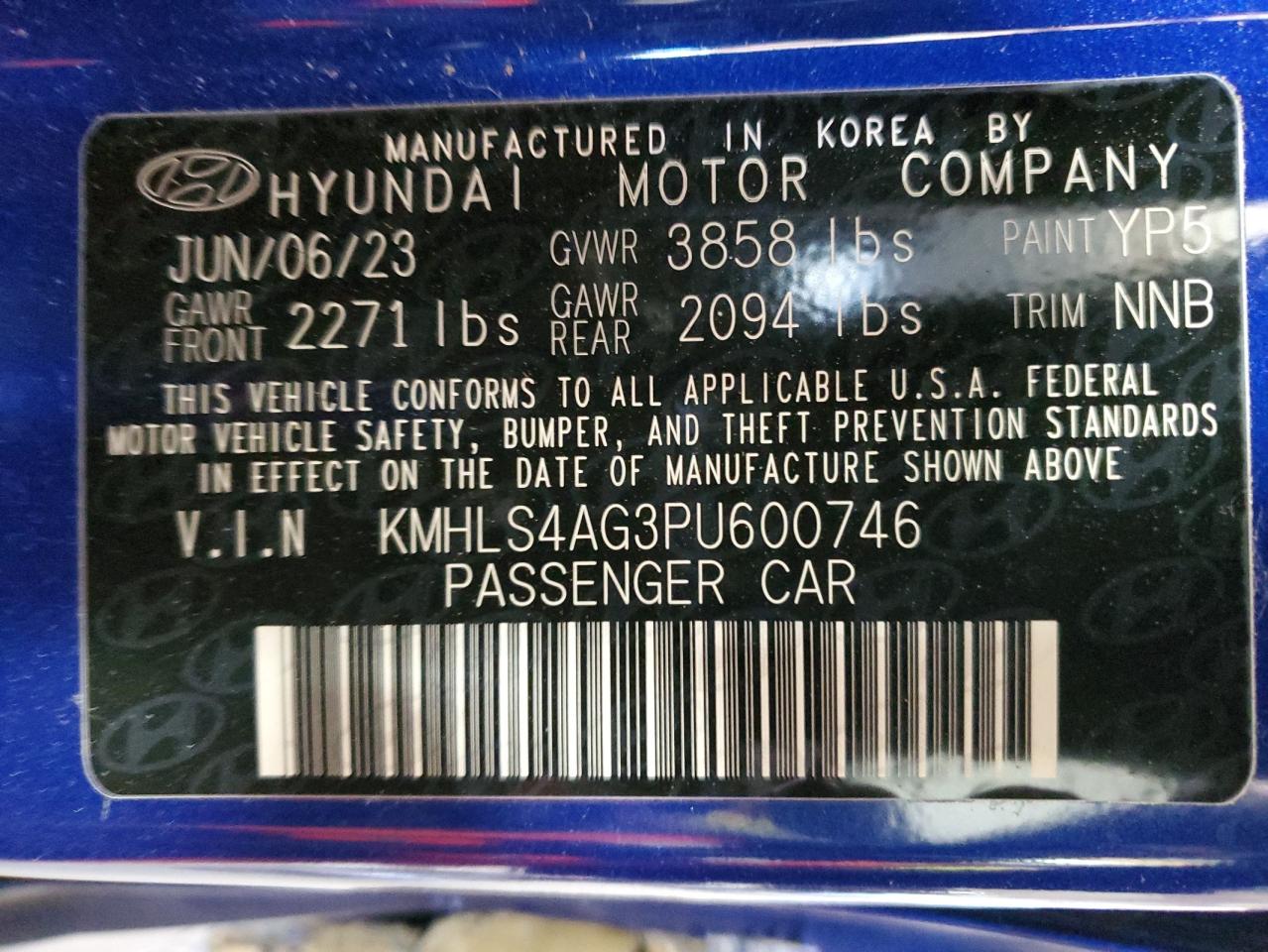 Hyundai ELANTRA Sel