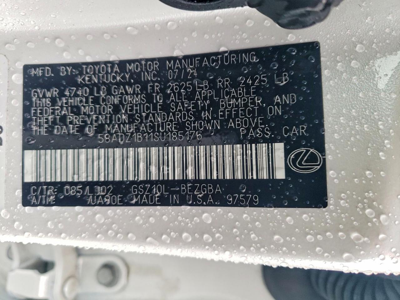Lexus Es 350 Base