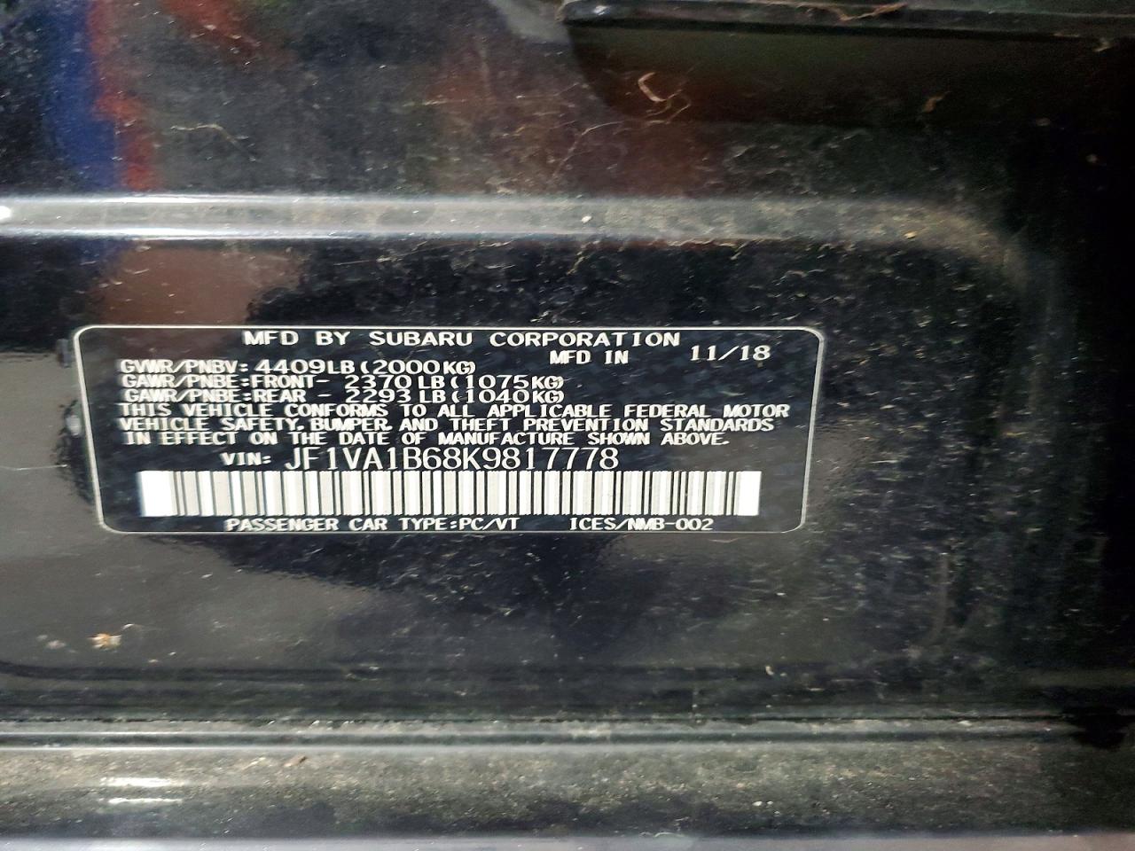 Subaru WRX Premium