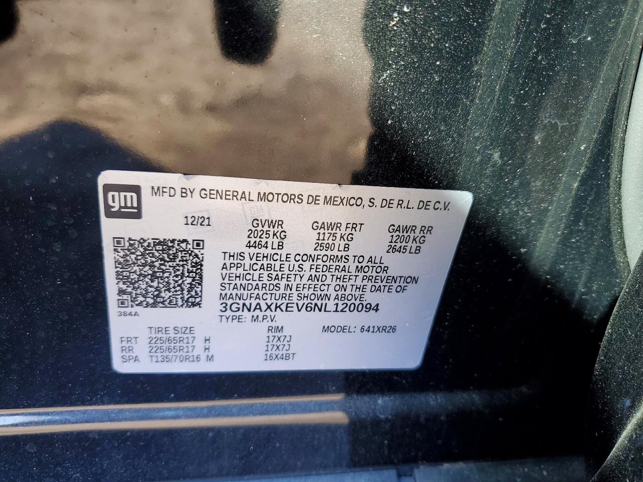Chevrolet Equinox Lt
