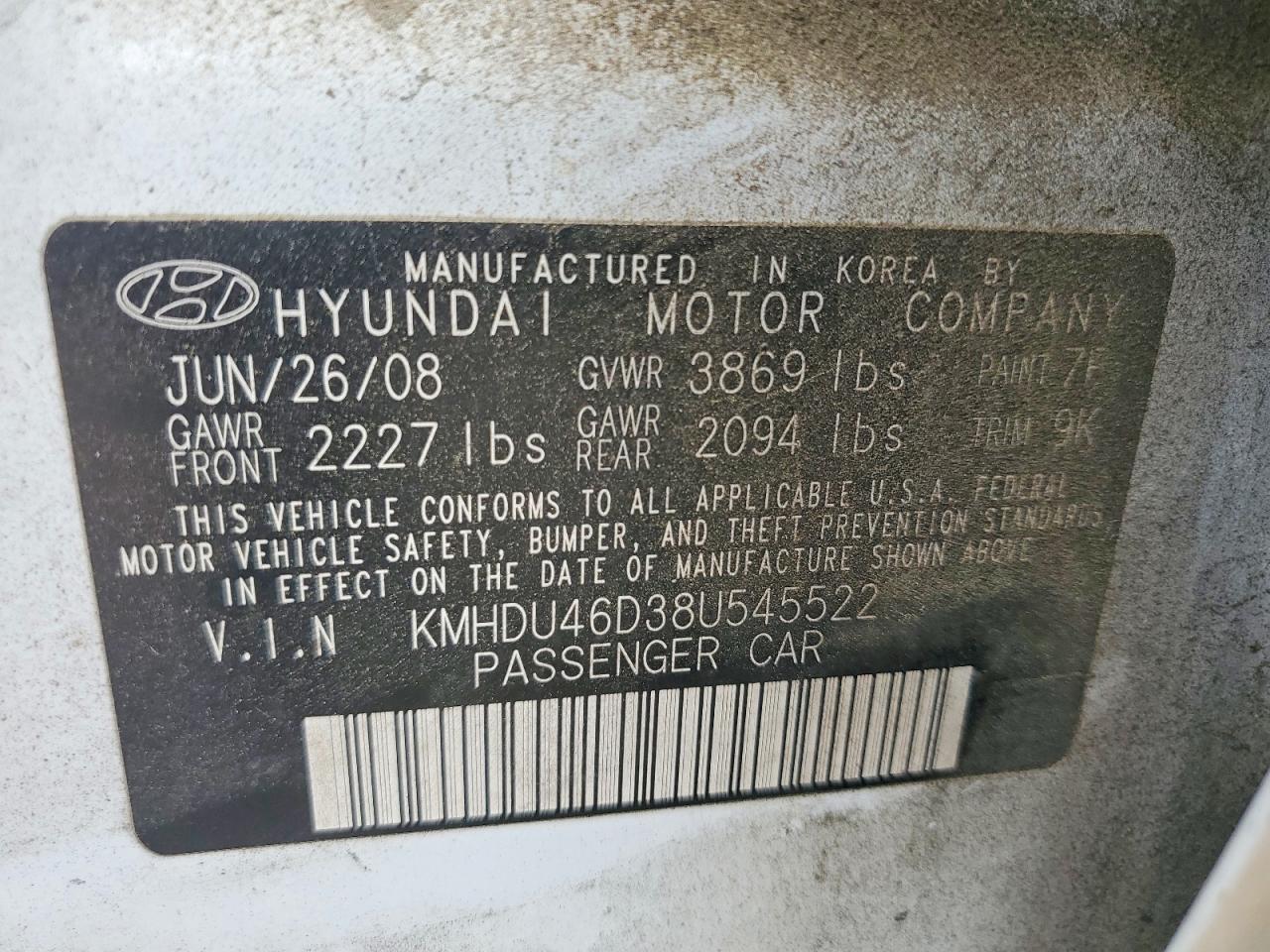 Hyundai ELANTRA Gls