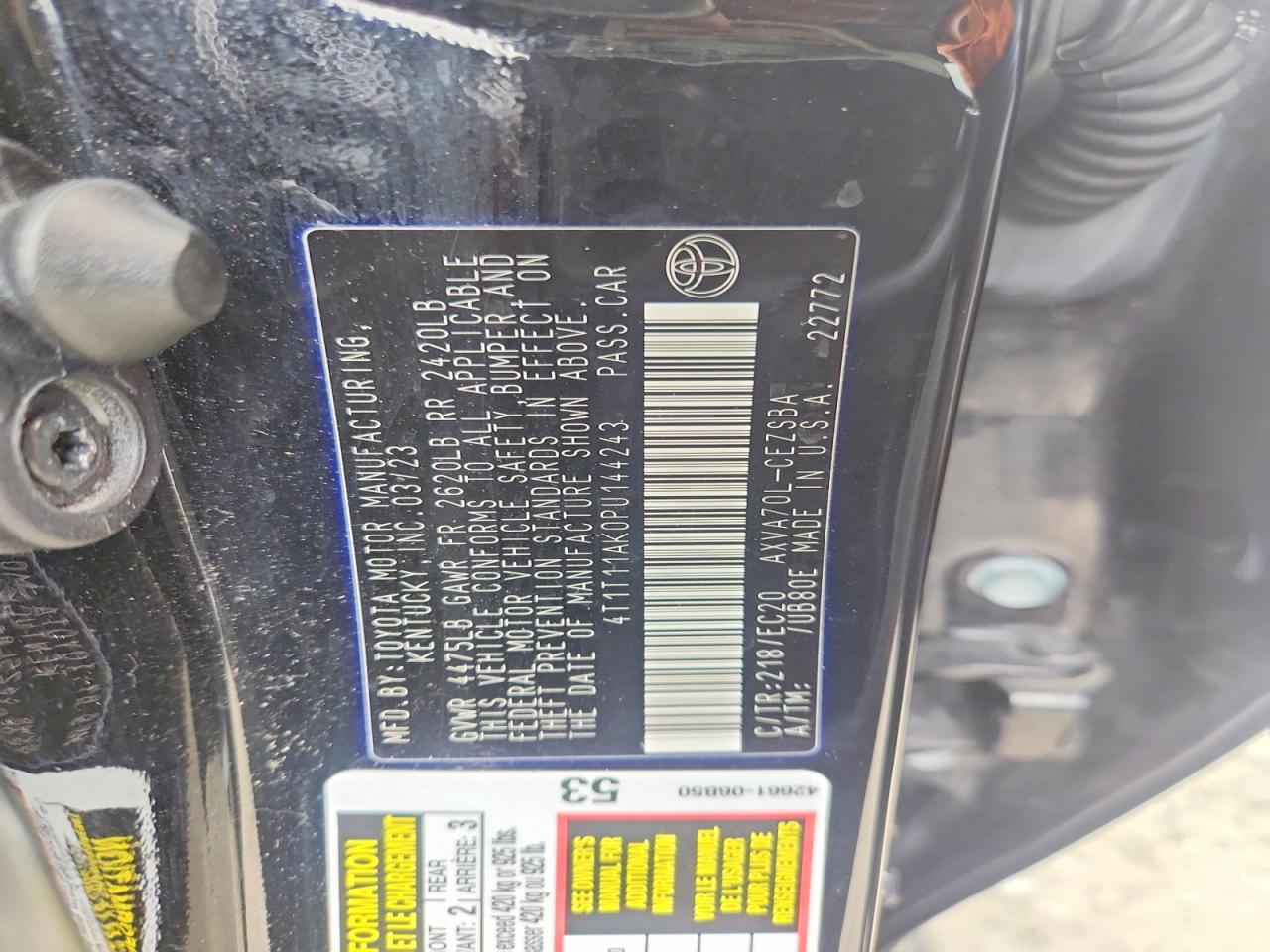 Toyota Camry Se Nightshade