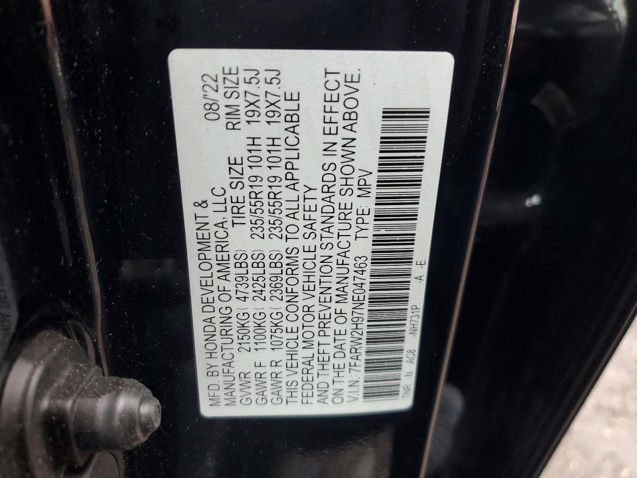 Honda Crv Touring