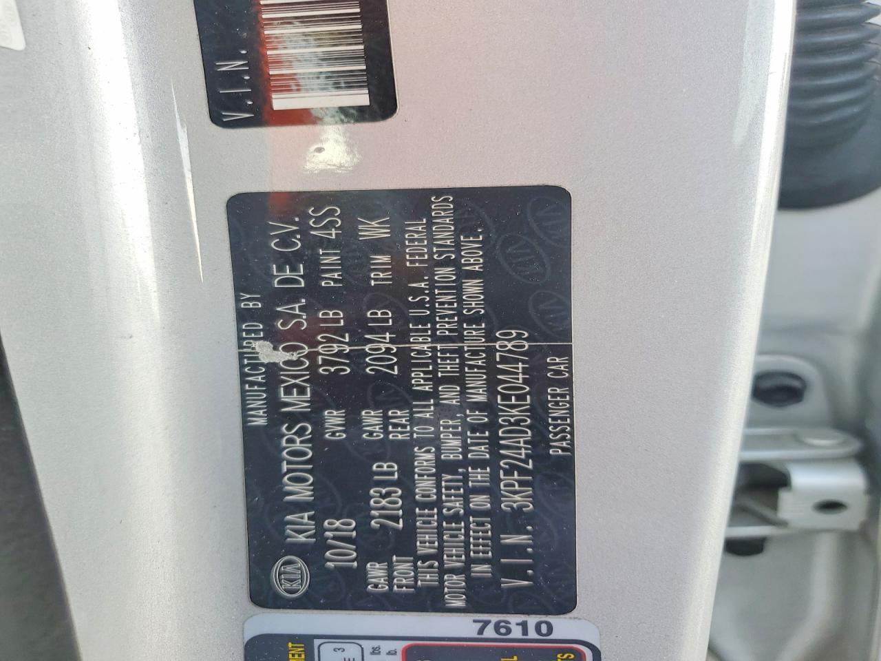 Kia Forte Lxs