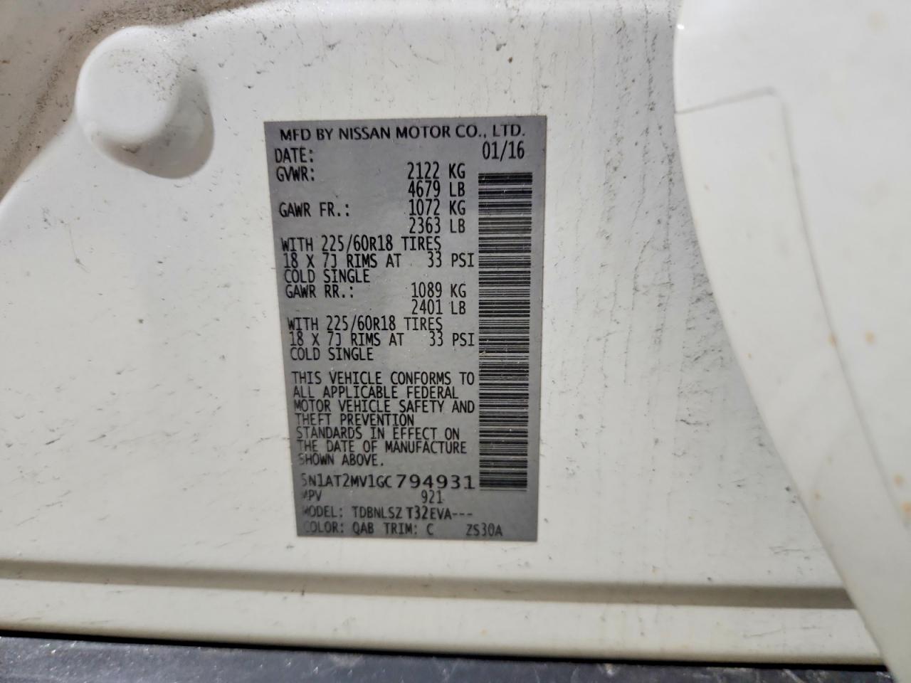 Nissan Rogue Sl