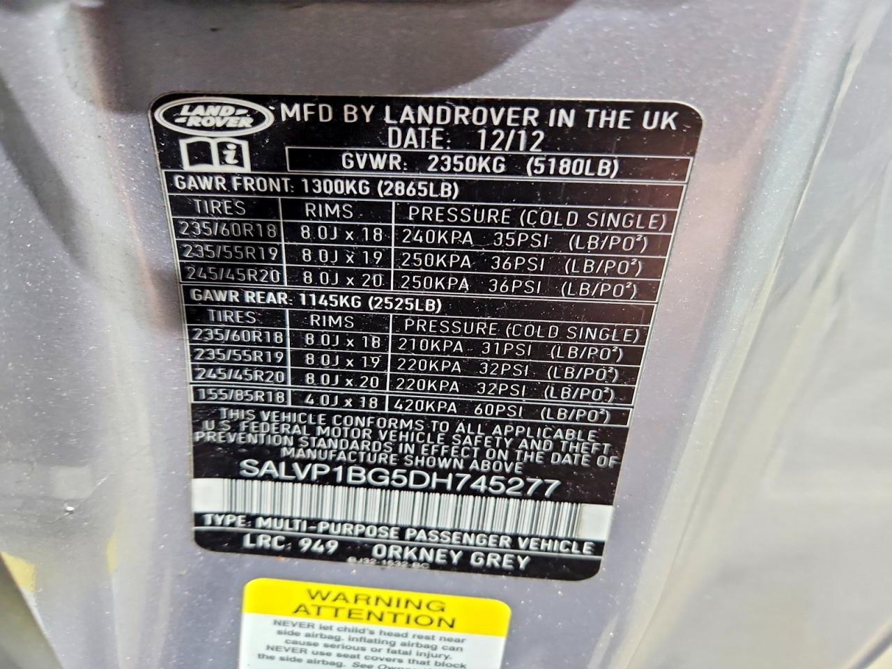 Land Rover Range Rover Pure Plus