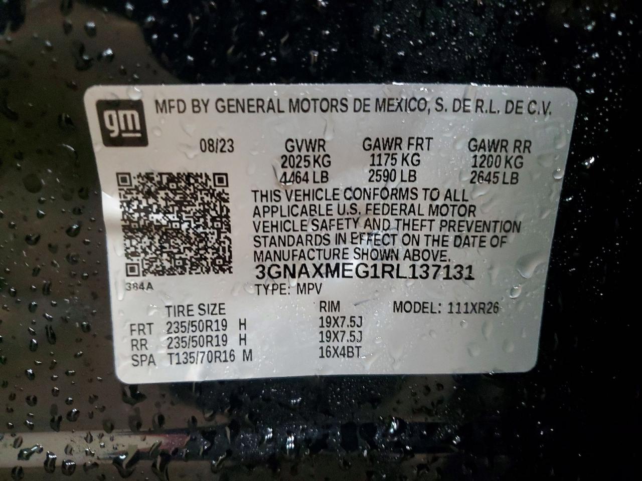 Chevrolet Equinox Rs