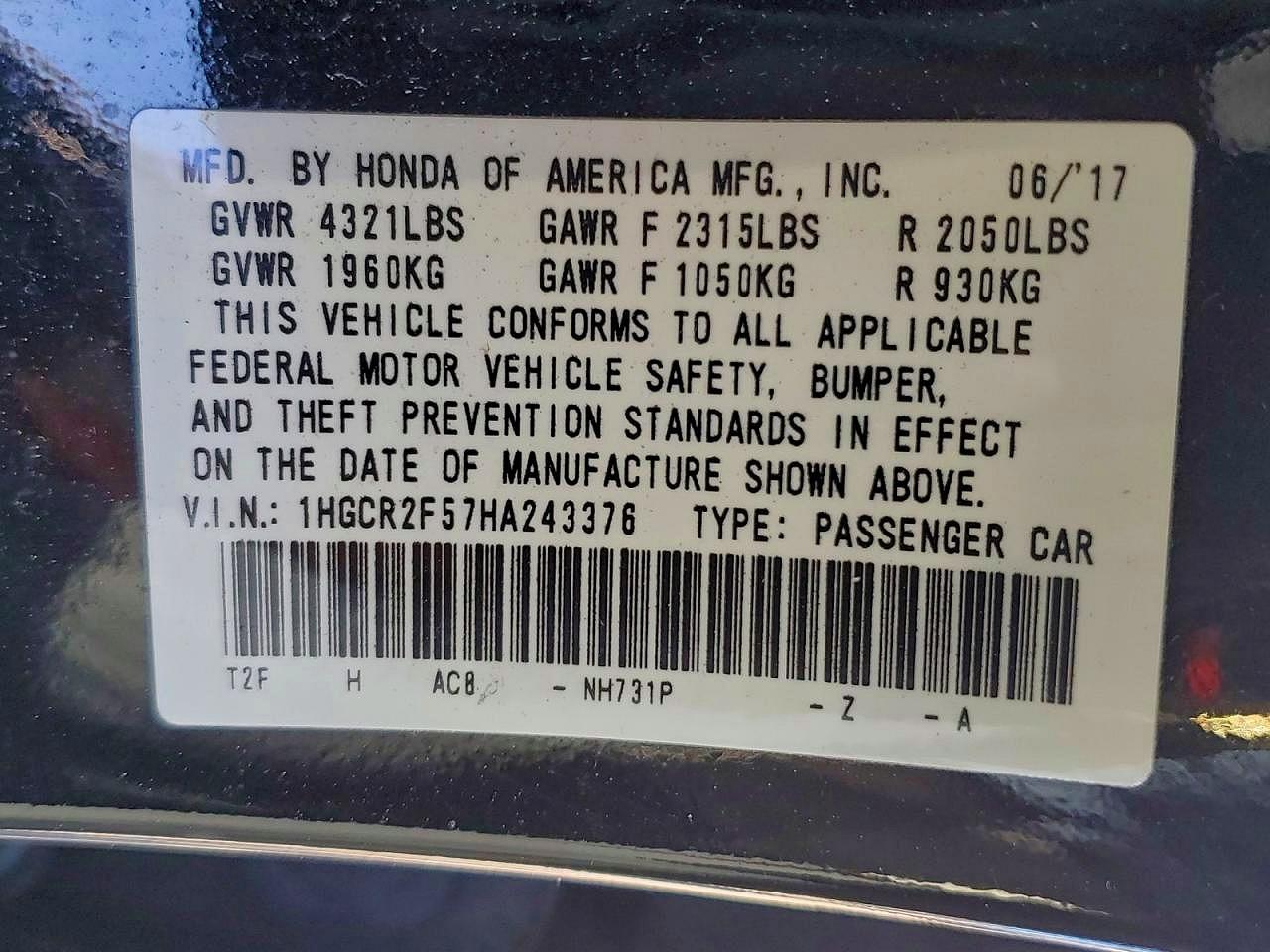 Honda Accord Sport