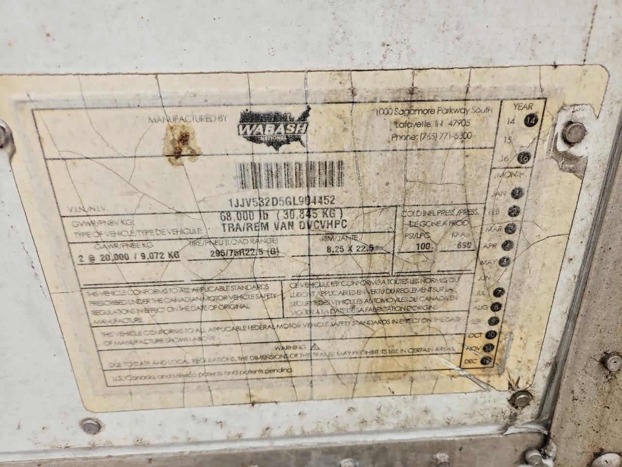 Wabash 53 Trailer