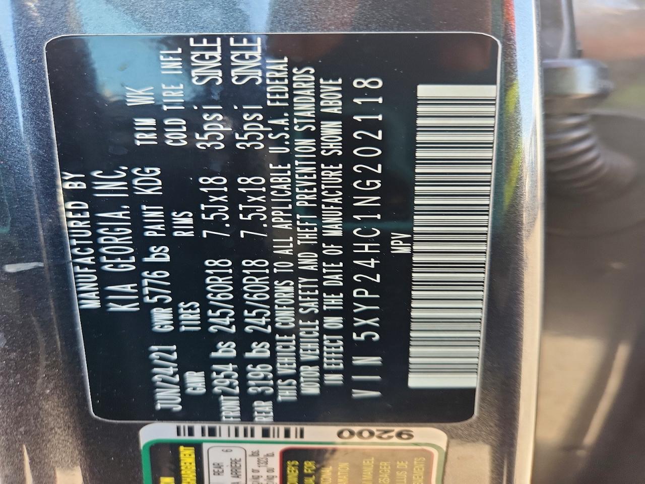 Kia Telluride Lx