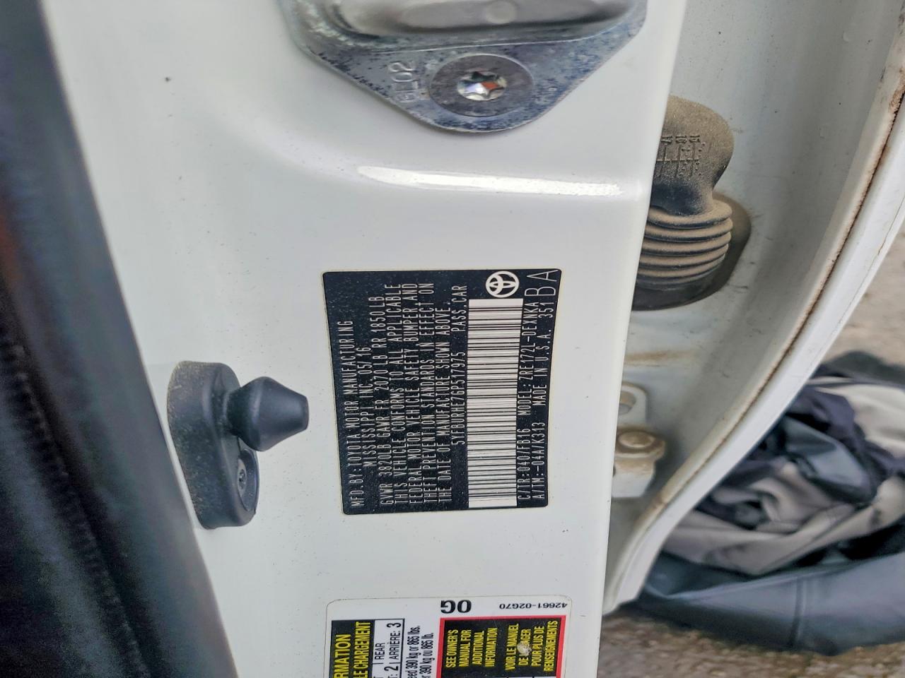 Toyota Corolla Le