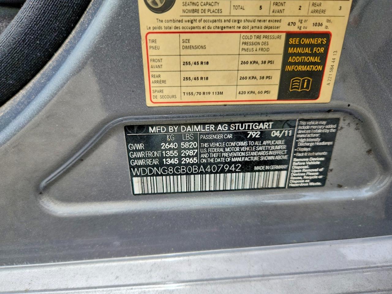 Mercedes-Benz S-Class 550 4matic