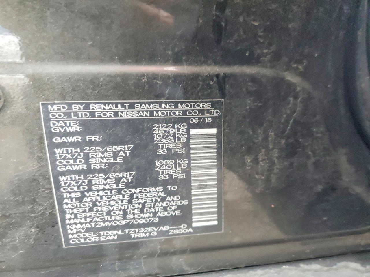 Nissan Rogue Sv