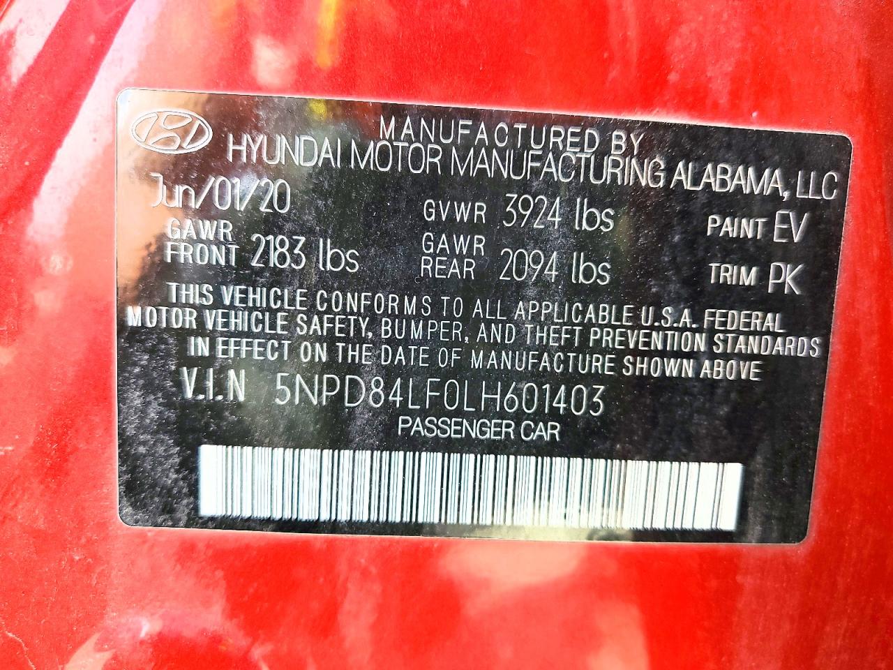 Hyundai ELANTRA Sel