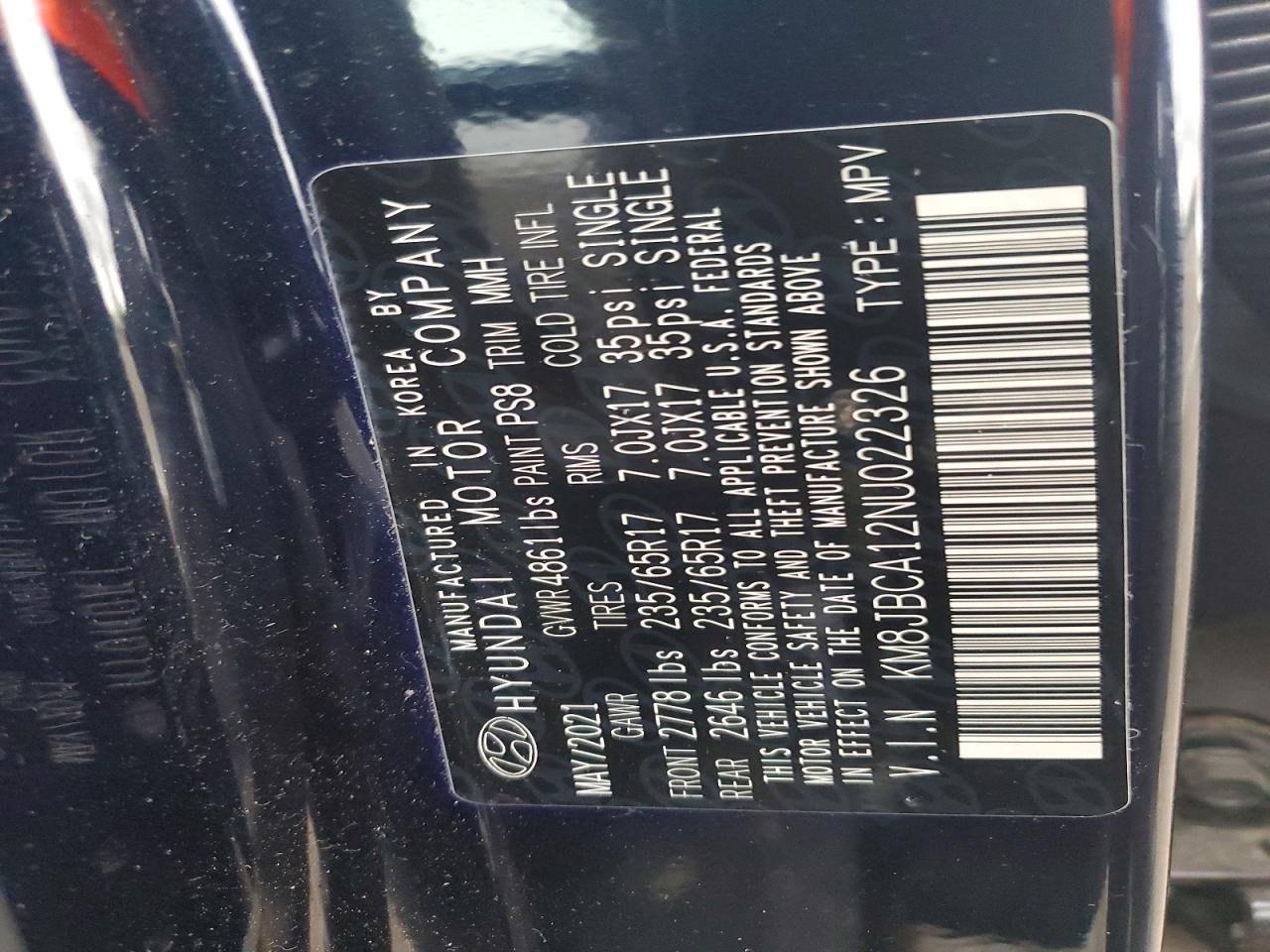 Hyundai TUCSON Blue