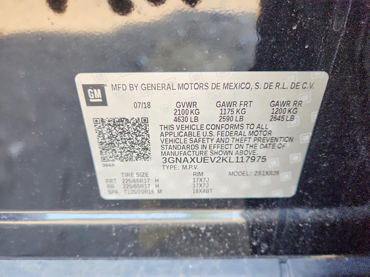 Chevrolet Equinox Lt