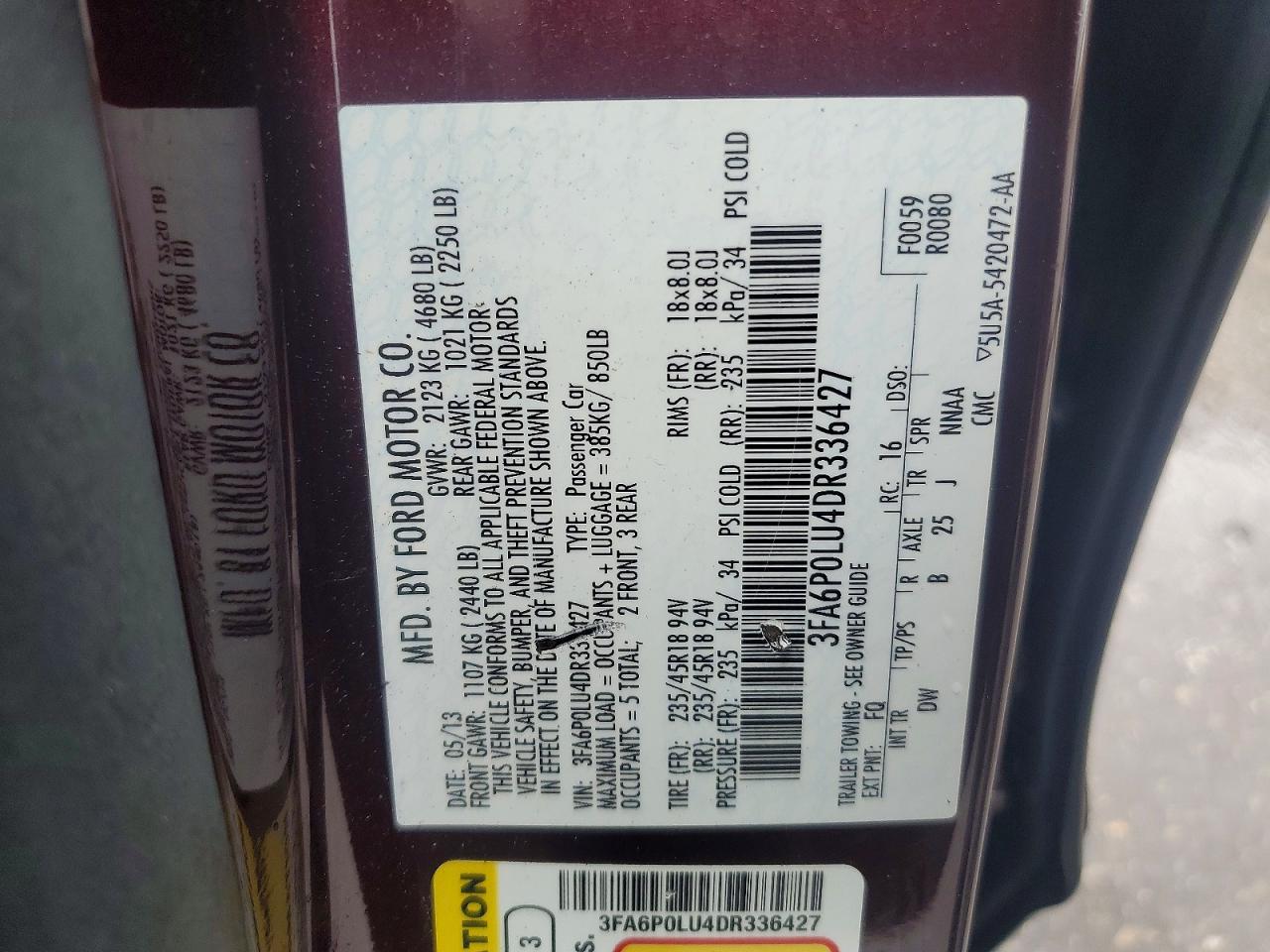 Ford Fusion Se Hybrid