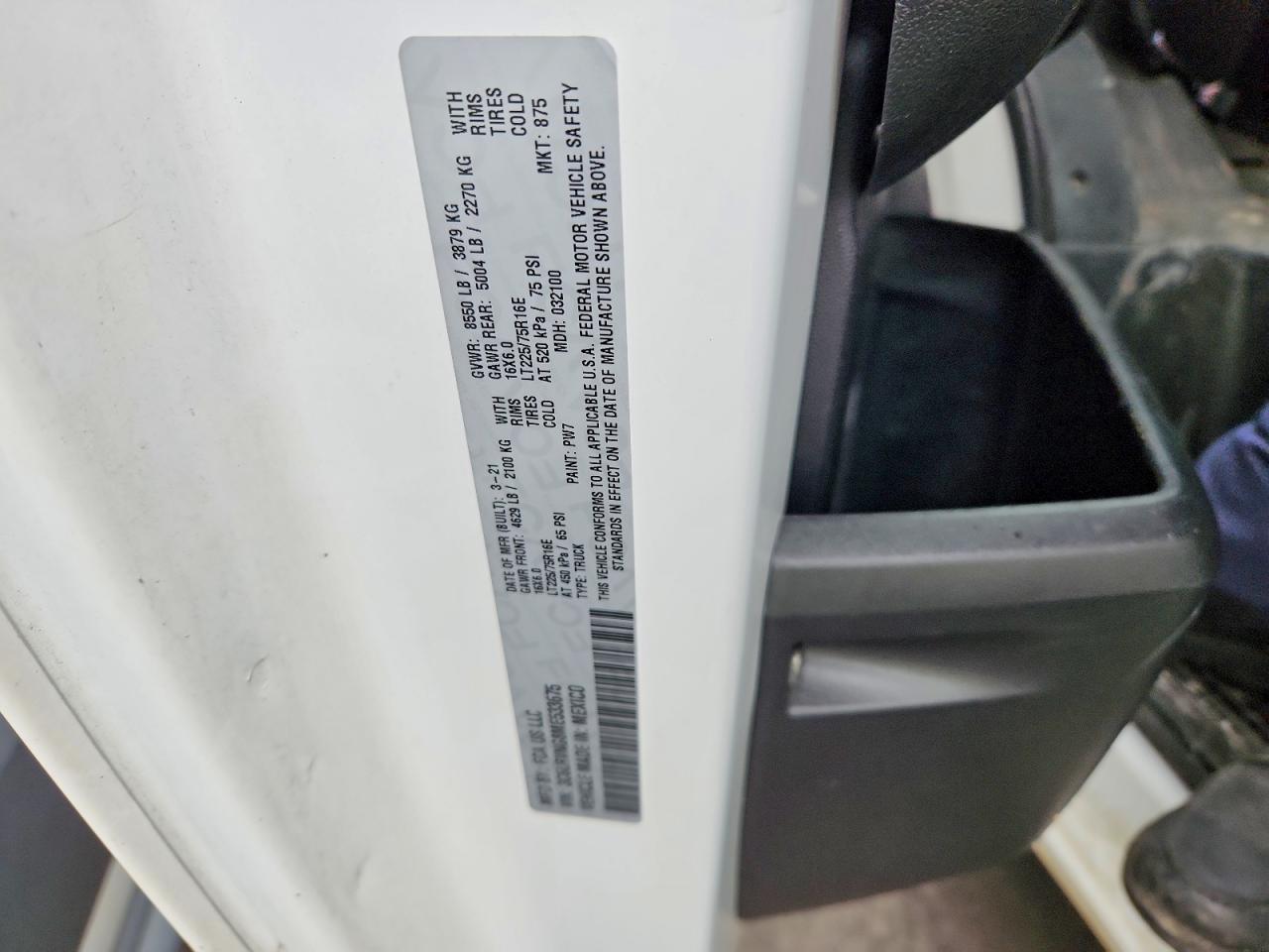 Ram Promaster 1500 High