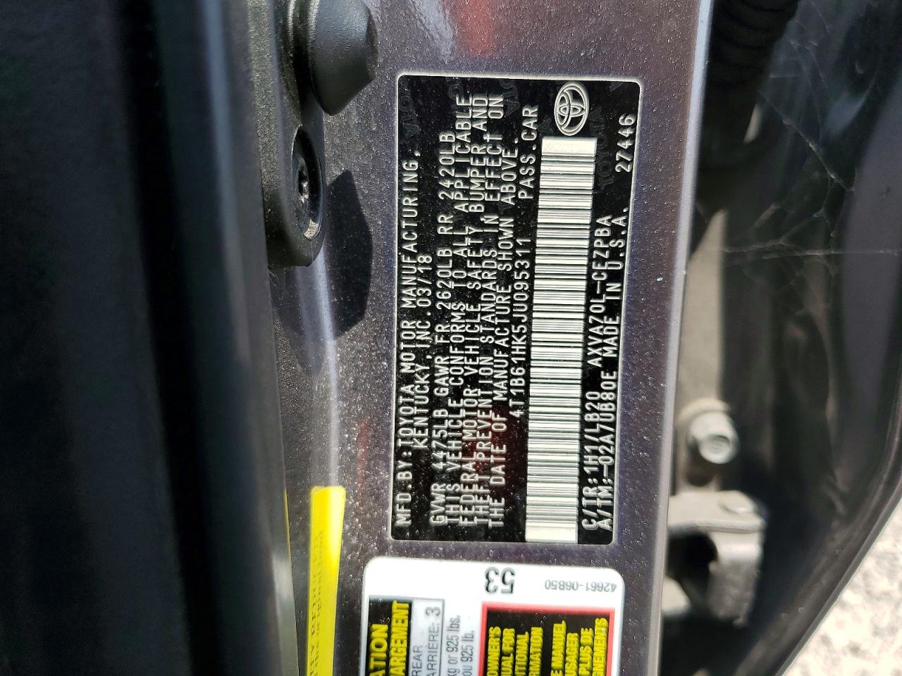 Toyota Camry Xse