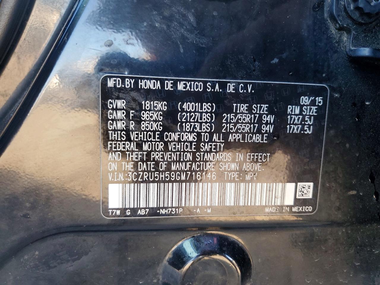 Honda HR-V Ex
