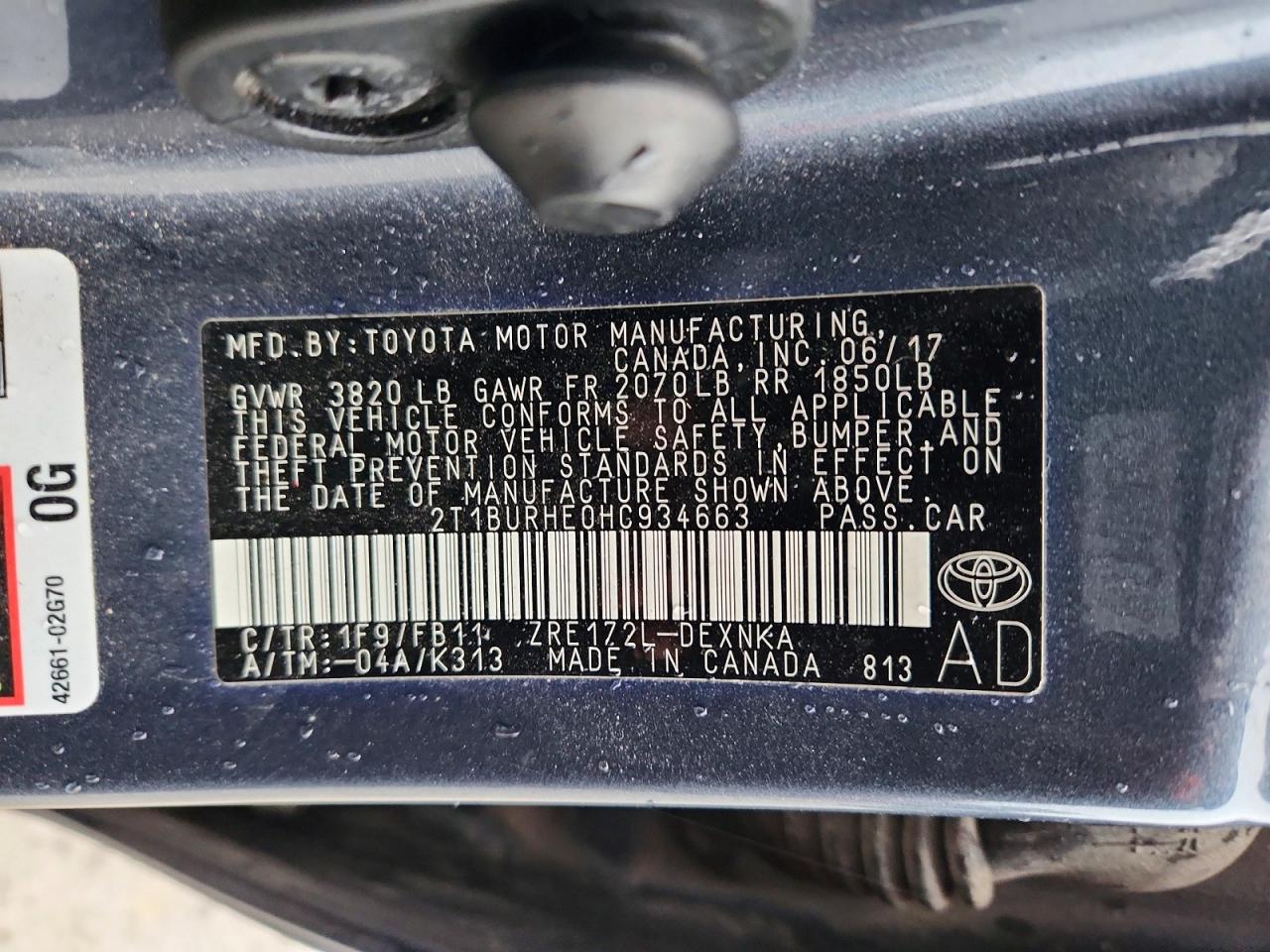 Toyota Corolla Le