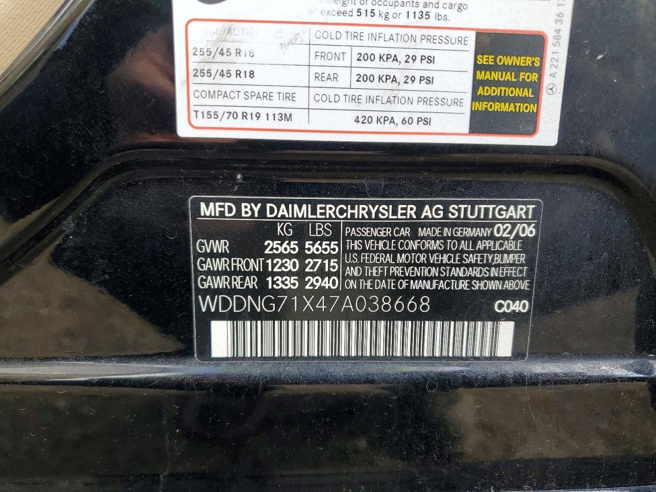 Mercedes-Benz S-Class 550