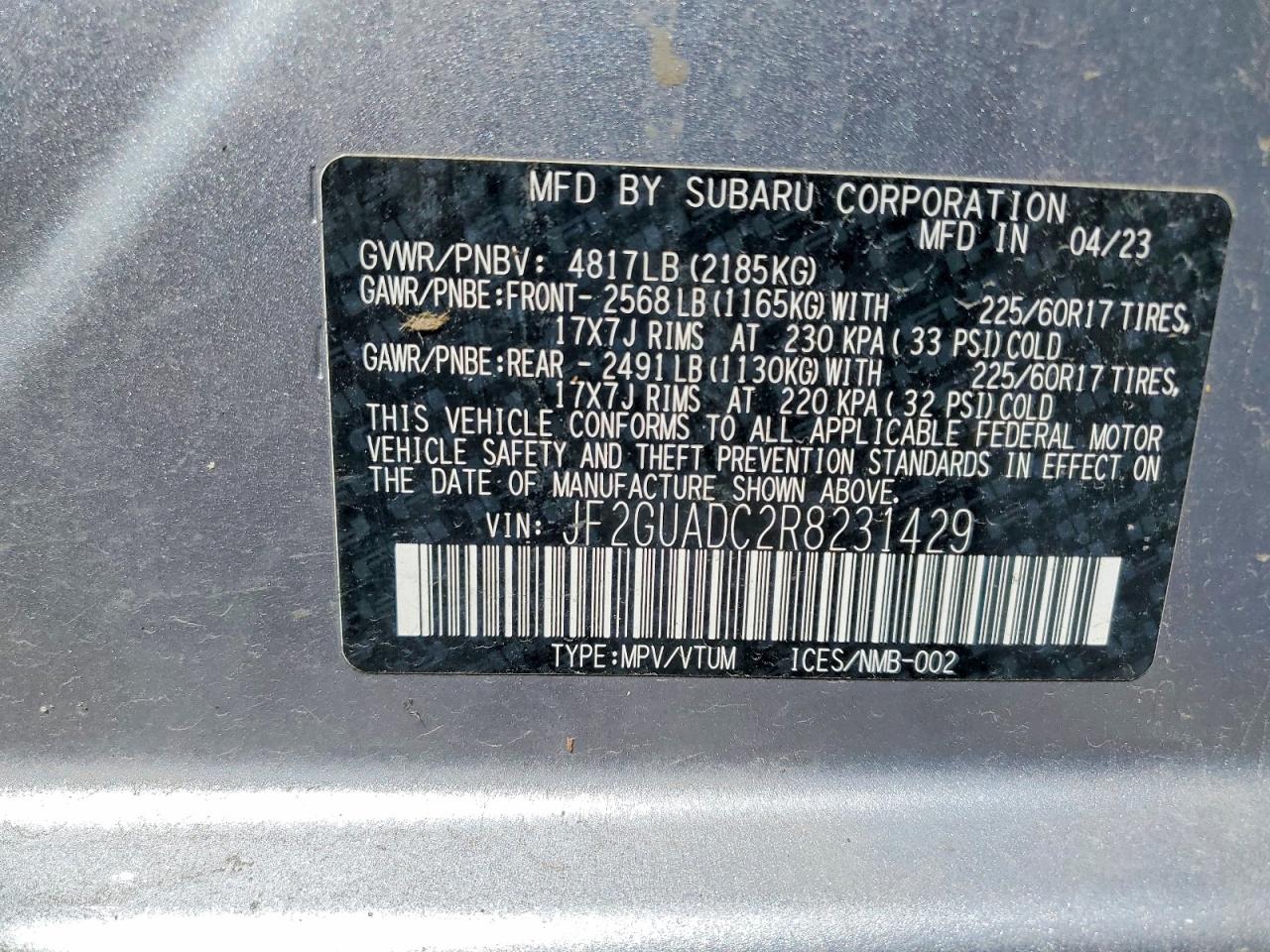 Subaru Crosstrek Premium