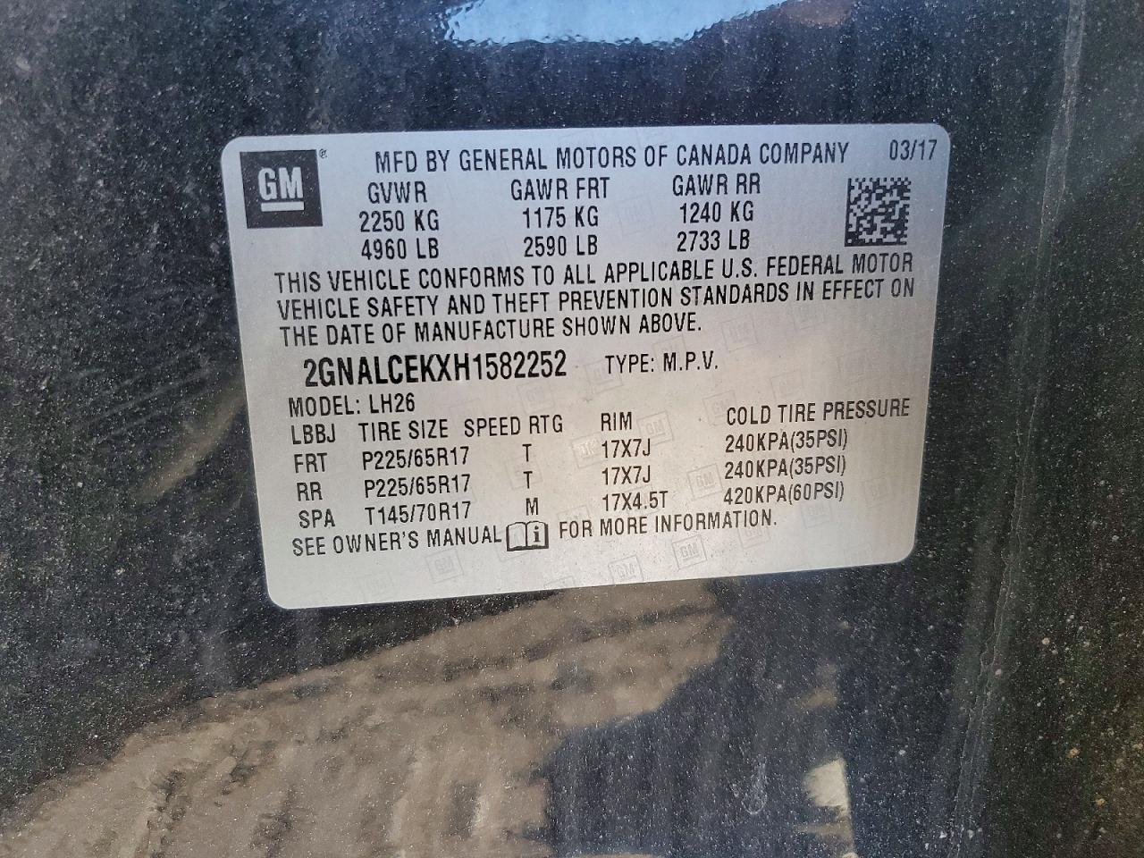 Chevrolet Equinox Lt