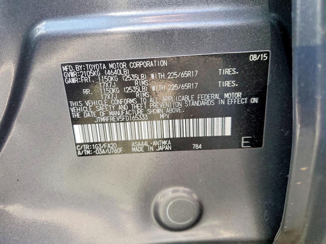 Toyota RAV4 Xle