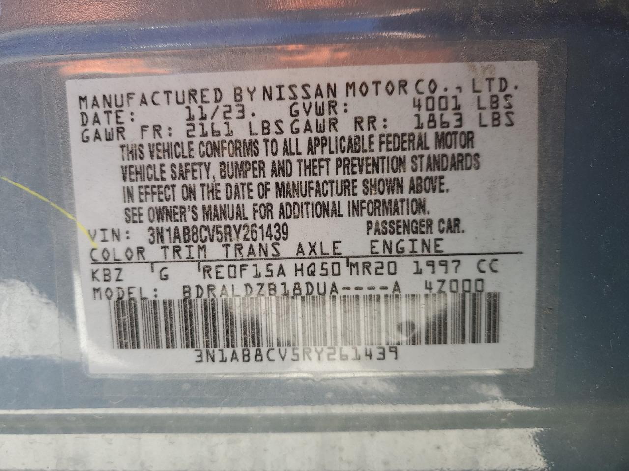 Nissan Sentra Sv