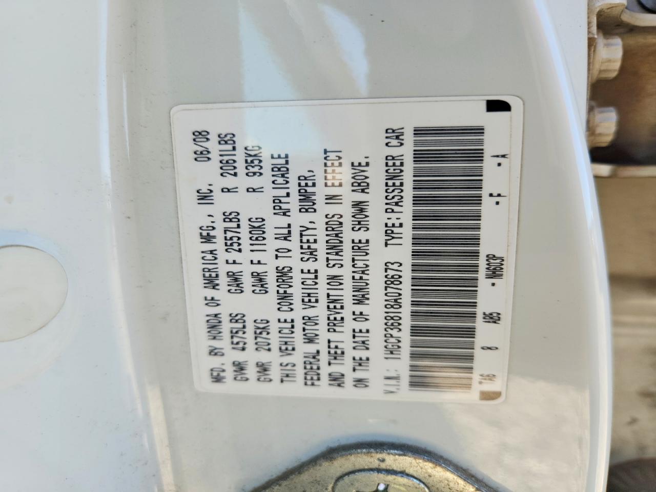 Honda Accord Exl