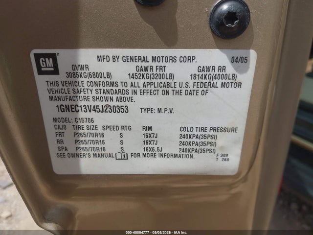 Chevrolet Tahoe Ls