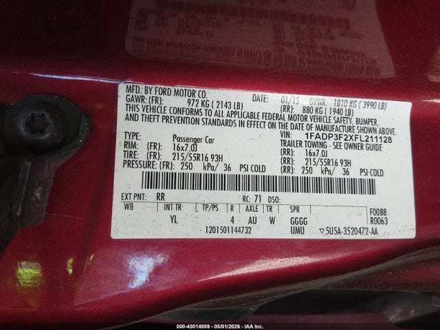 Ford Focus Se