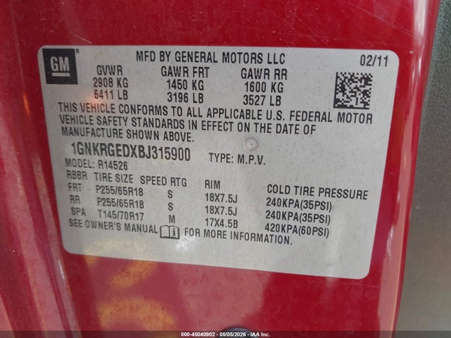 Chevrolet Traverse 1lt