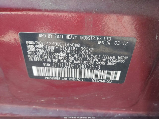 Subaru Impreza 2.0i Premium