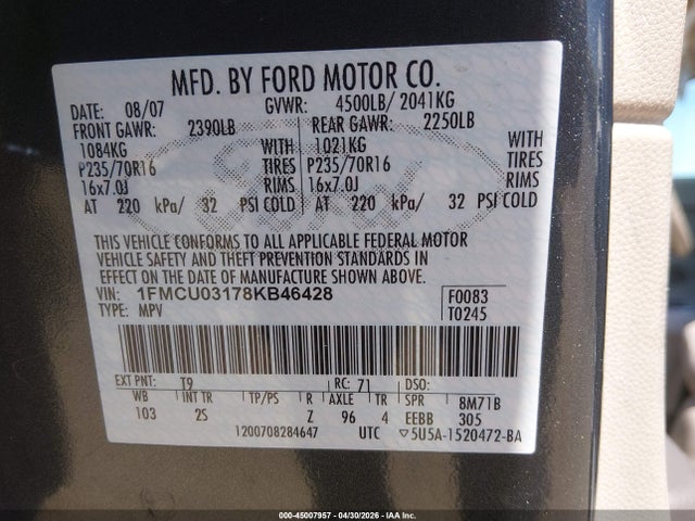 Ford Escape Xlt