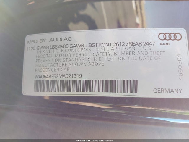 Audi S5 Prestige Tfsi Quattro Tiptronic