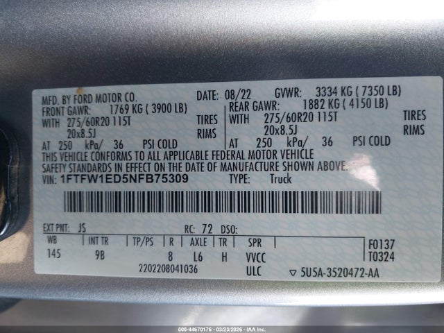 Ford F-150 Platinum