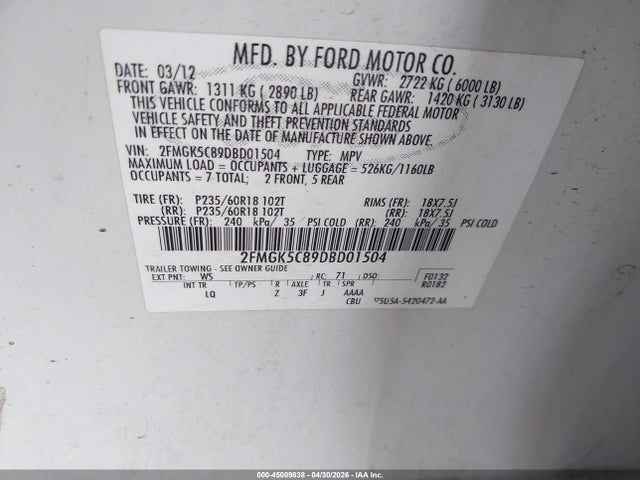 Ford Flex Sel